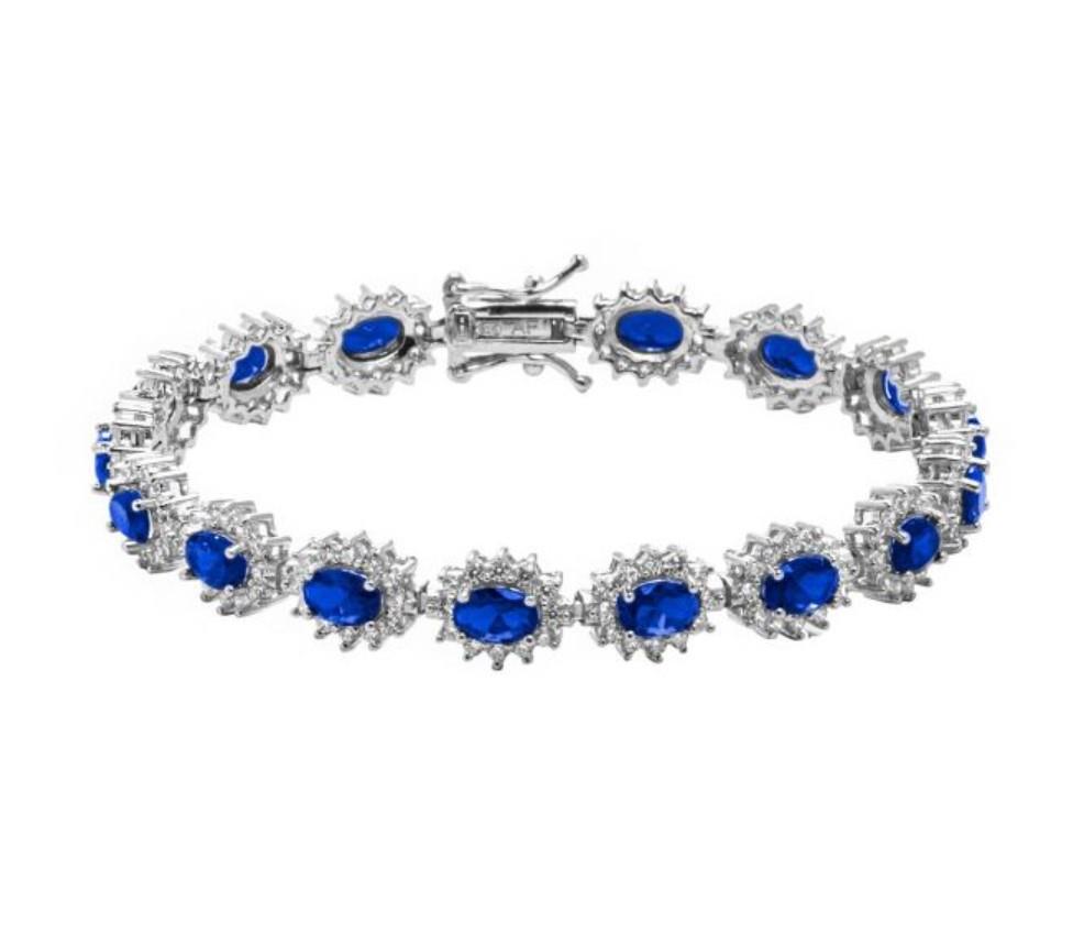 BRACCIALE KATE PIETRE BLU CHI MI AMA - CHI MI AMA