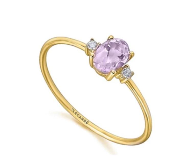 ANELLO AMETISTA LE CARRÈ - LE CARRE