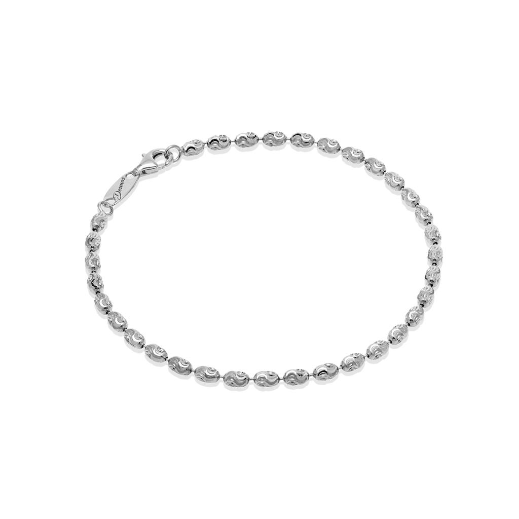 BRACCIALE PALLINE OVALI DESMOS RODIATO - DESMOS