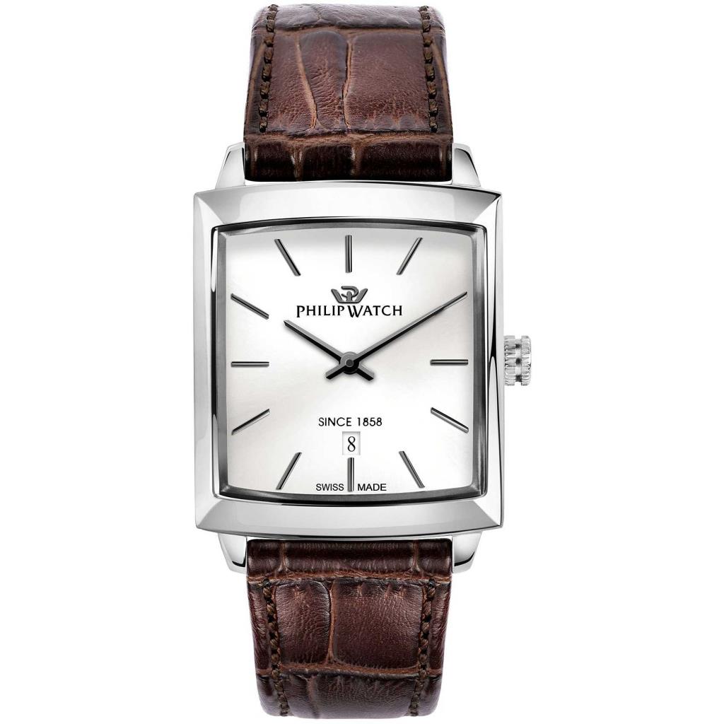 OROLOGIO SOLO TEMPO UOMO PHILIP WATCH NEWPORT - PHILIP WATCH