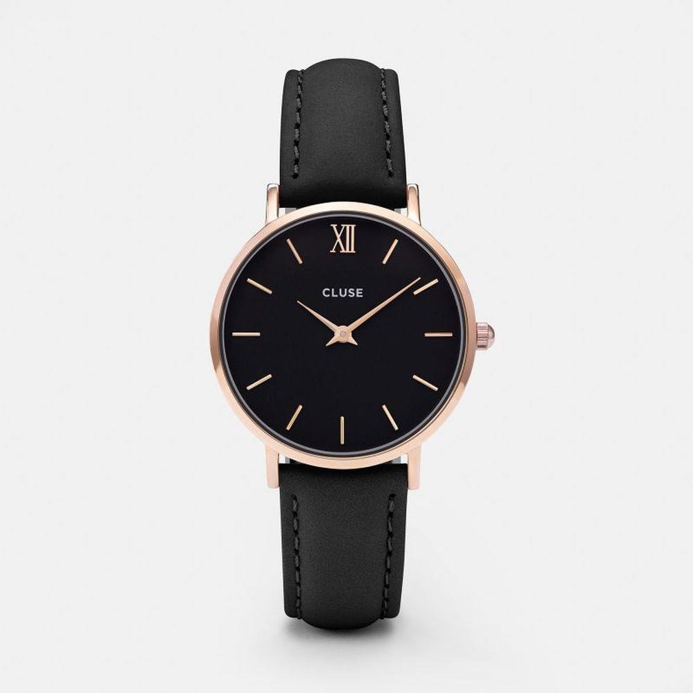 CLUSE MINUIT ROSE GOLD BLACK/BLACK - CLUSE
