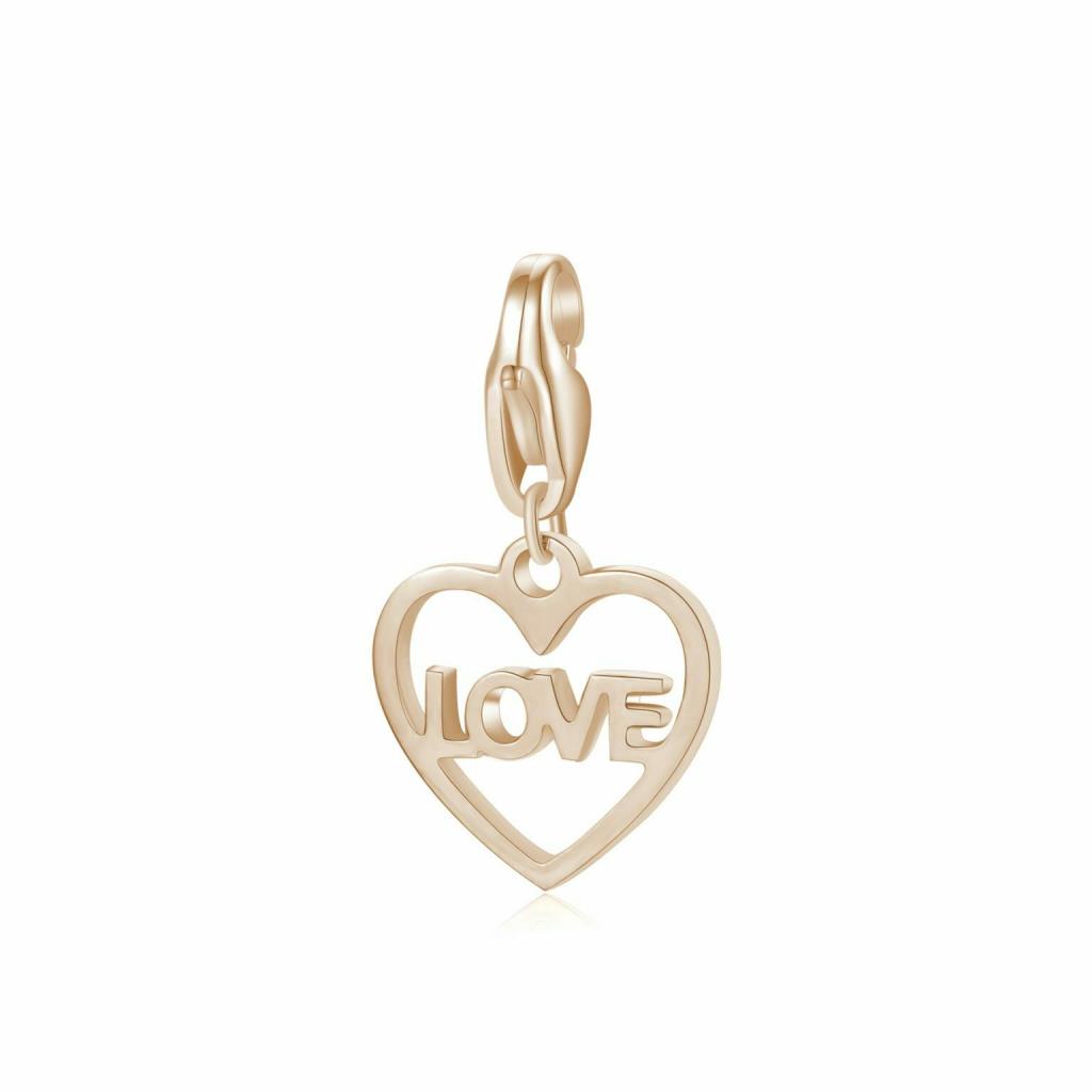 SAGAPO CIONDOLO CUORE DONNA ROSE' LOVE  - S