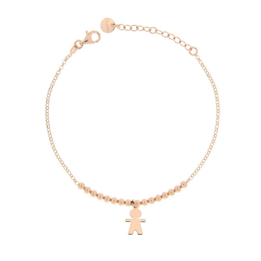 BRACCIALE CON CATENA E BOULE CON BIMBO - RUE DES MILLE