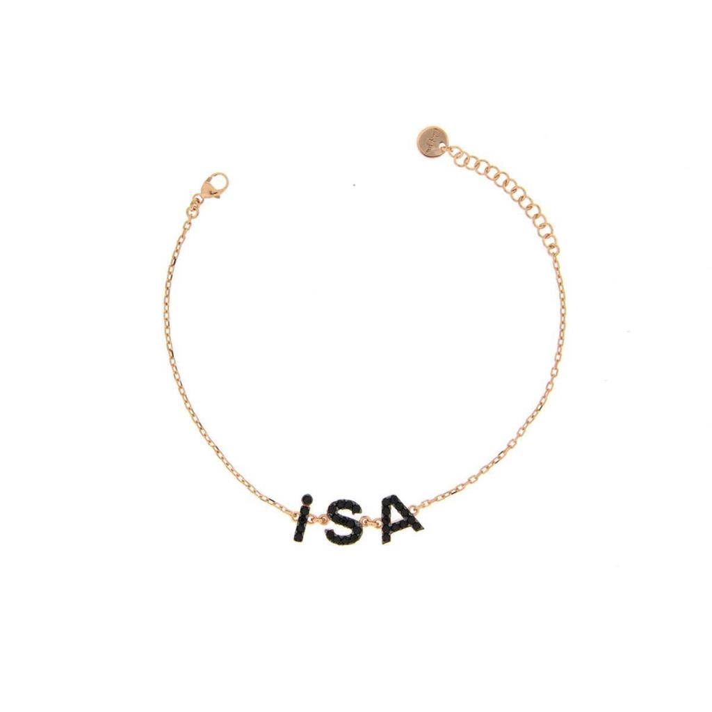 BRACCIALE PERSONALIZZATO CON ZIRCONI - FINO A 3 LETTERE - RUE DES MILLE