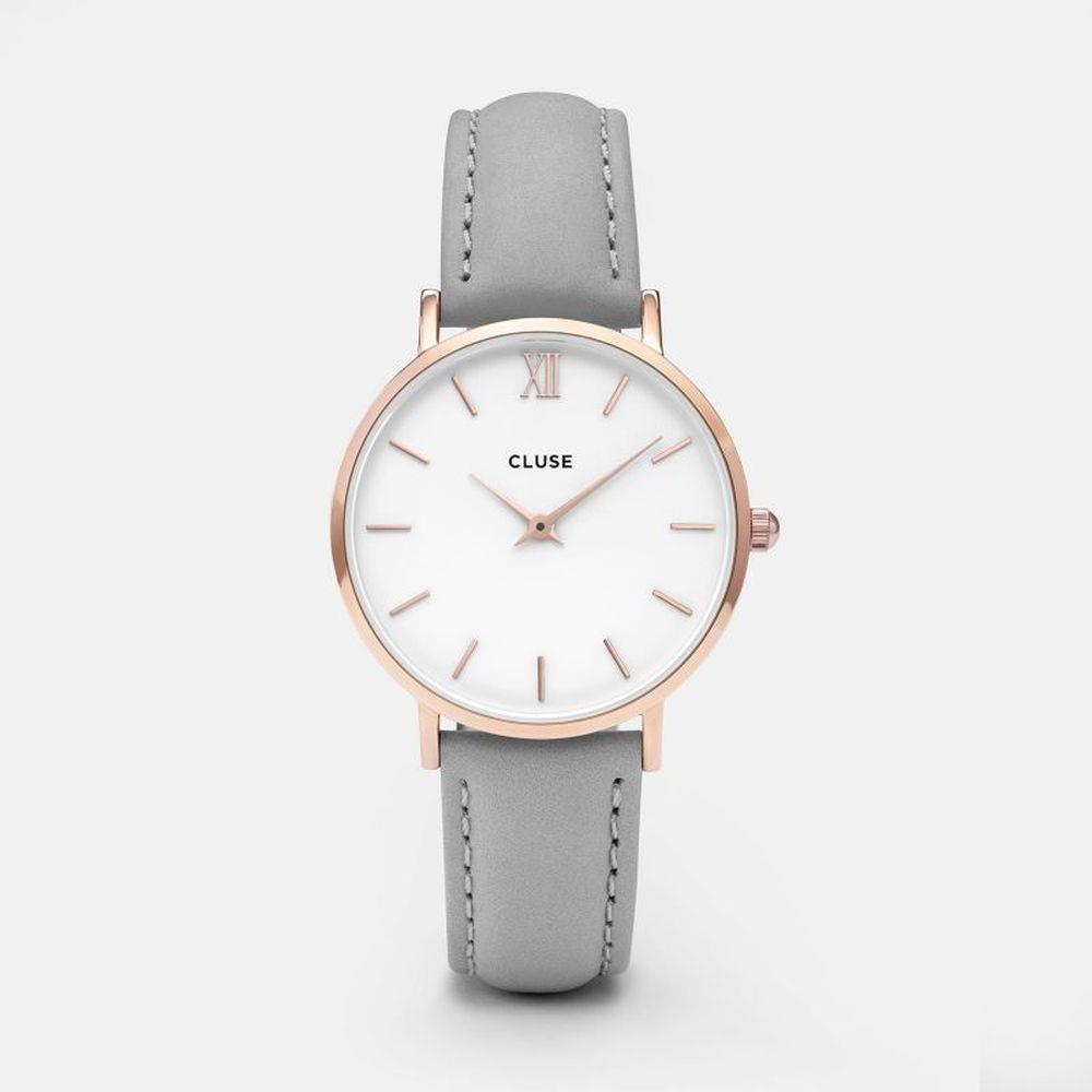 CLUSE MINUIT ROSE GOLD WHITE/GREY - CLUSE