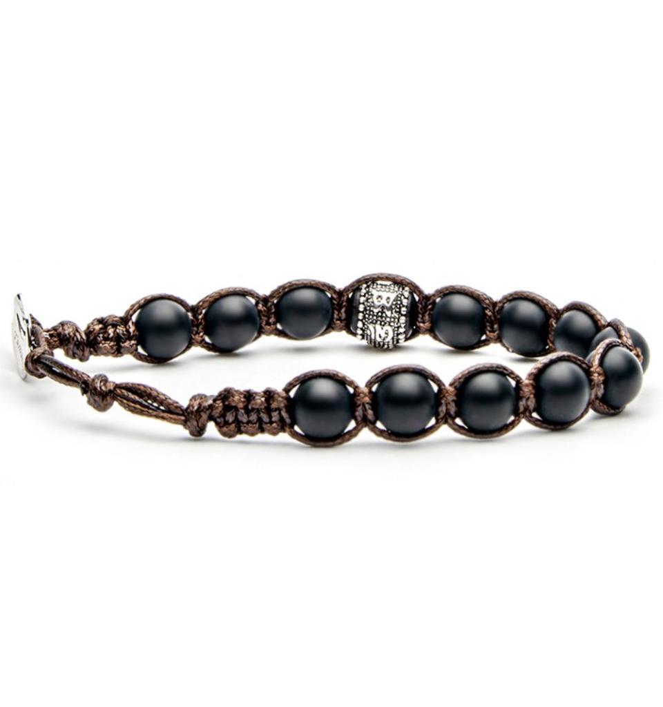 BRACCIALE TAMASHII RUOTA DELLA PREGHIERA ONICE OPACA - TAMASHII