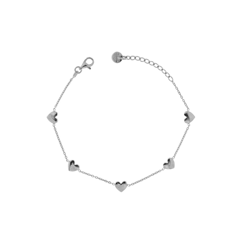 BRACCIALE CATENELLA 5 CUORI RUE DES MILLE - RUE DES MILLE