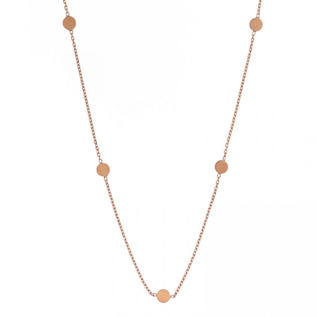 COLLANA 5 TONDI SATINATI - ALISIA