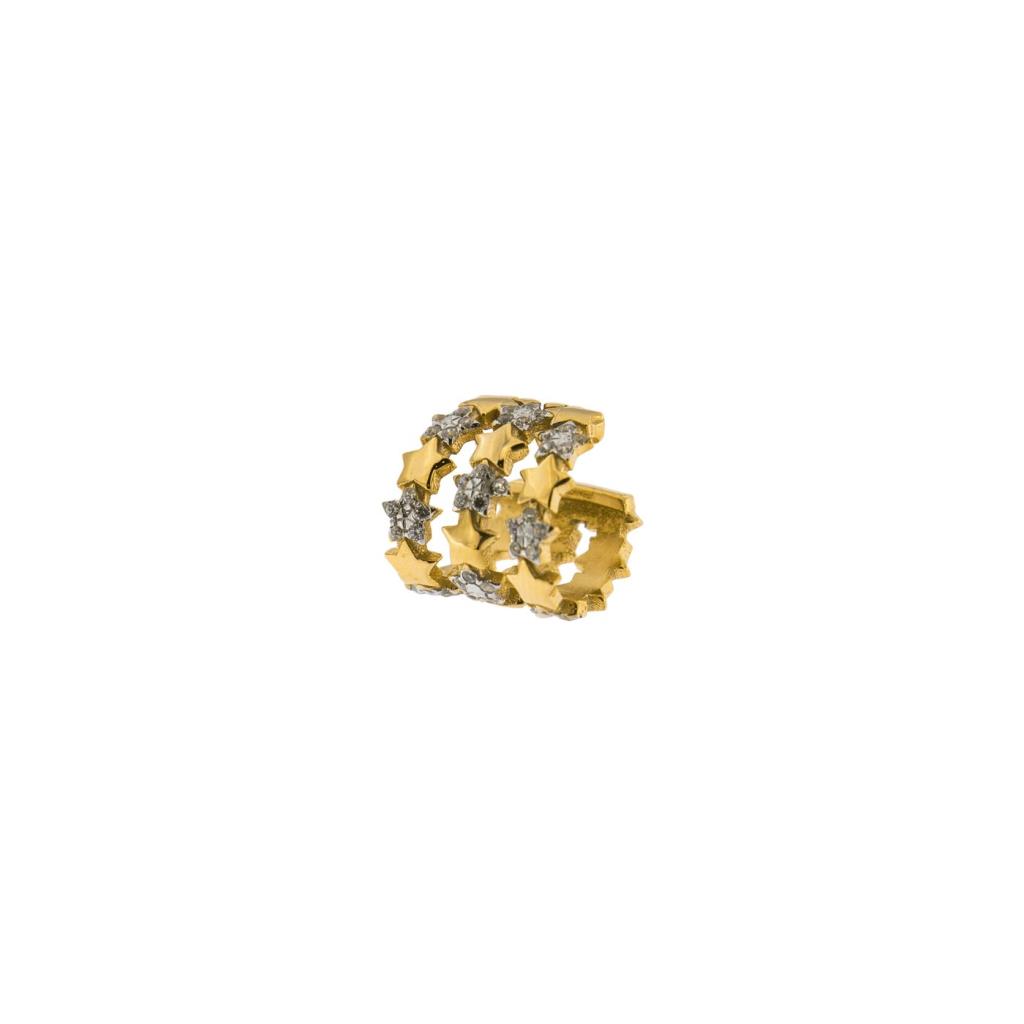 EARCUFF 3 FILI STELLE ALTERNATE - RUE DES MILLE