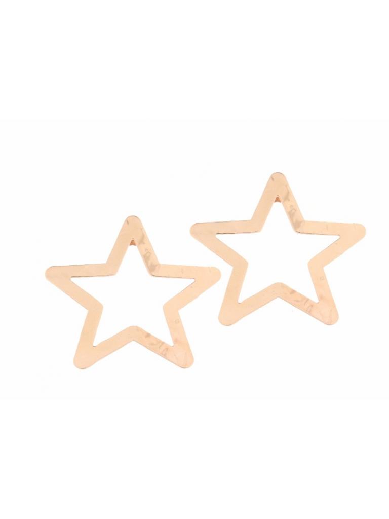 ORECCHINI LOBO MICROTRAFORATI A STELLA - RUE DES MILLE