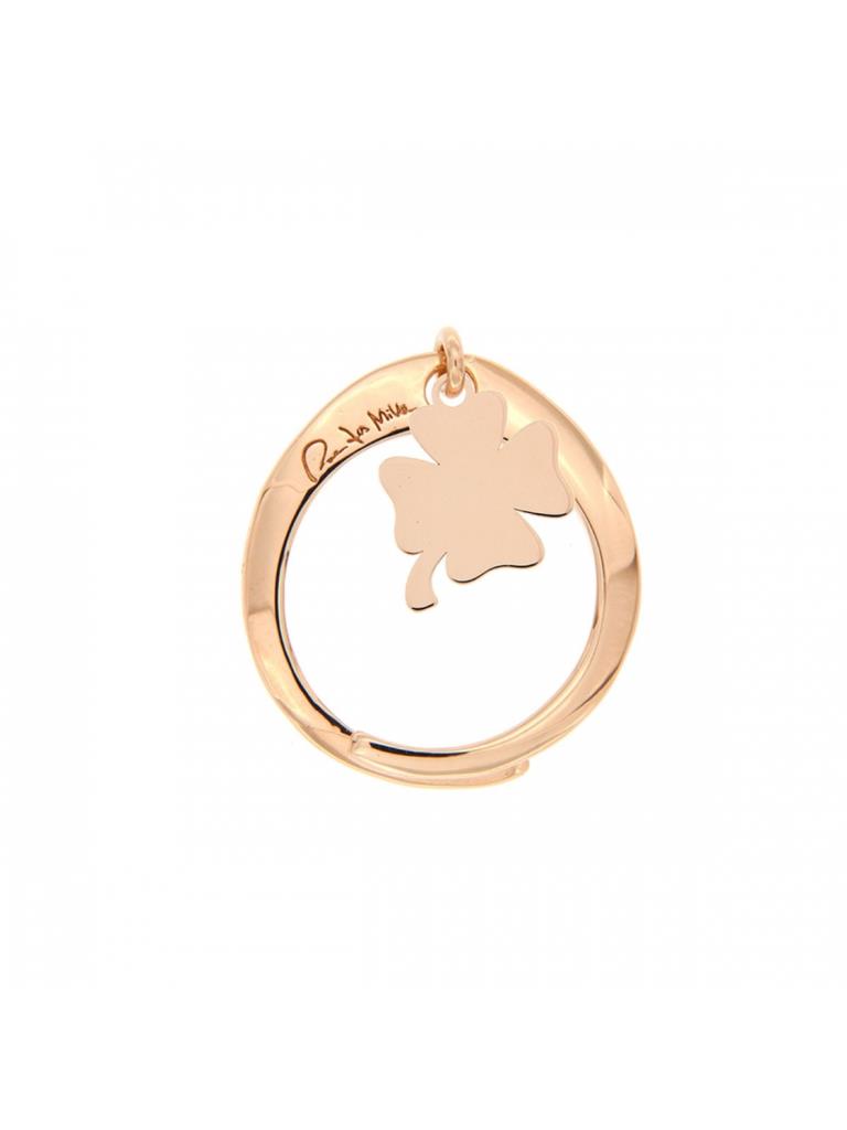 ANELLO RIGIDO CON QUADRIFOGLIO - RUE DES MILLE