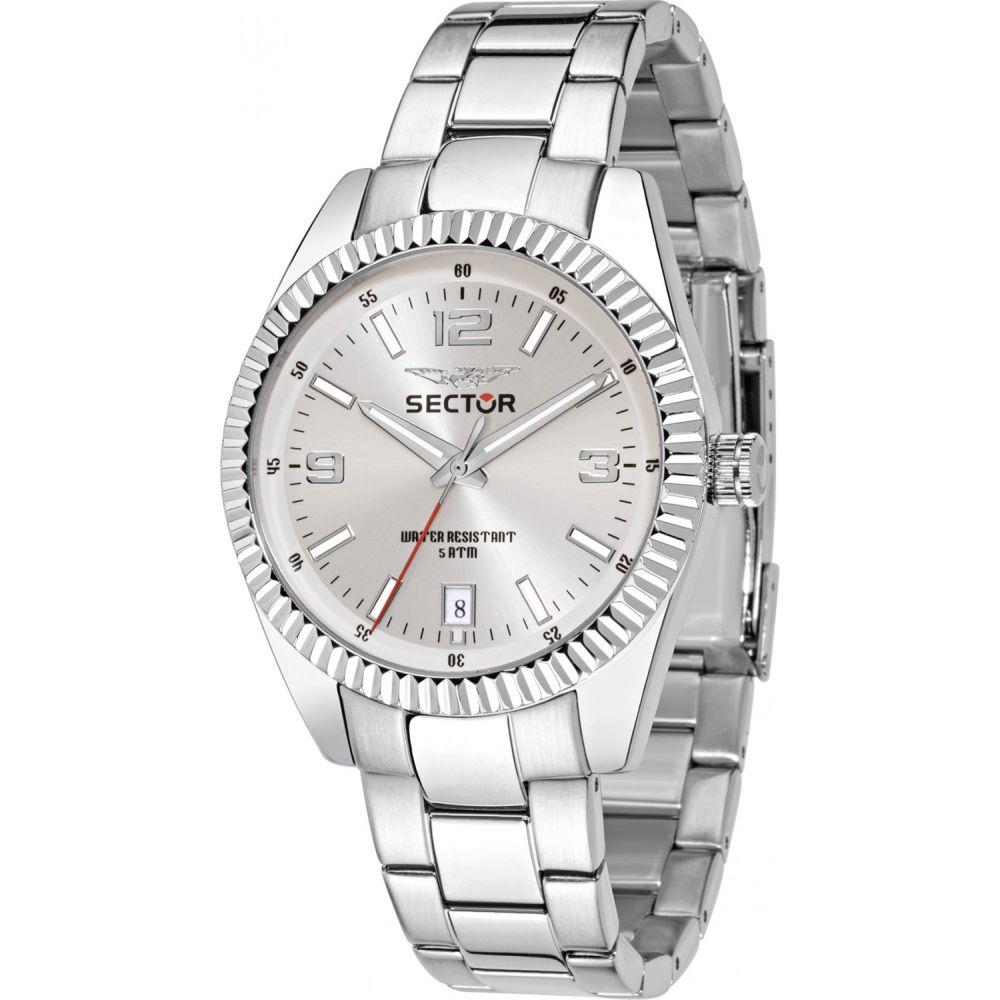 SECTOR SILVER DIAL BRACELET SS CASE 41MM - SECTOR