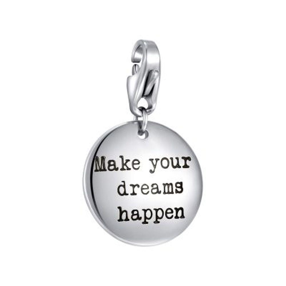 CHARM TARGHETTA "MAKE YOUR DREAMS HAPPEN" - S