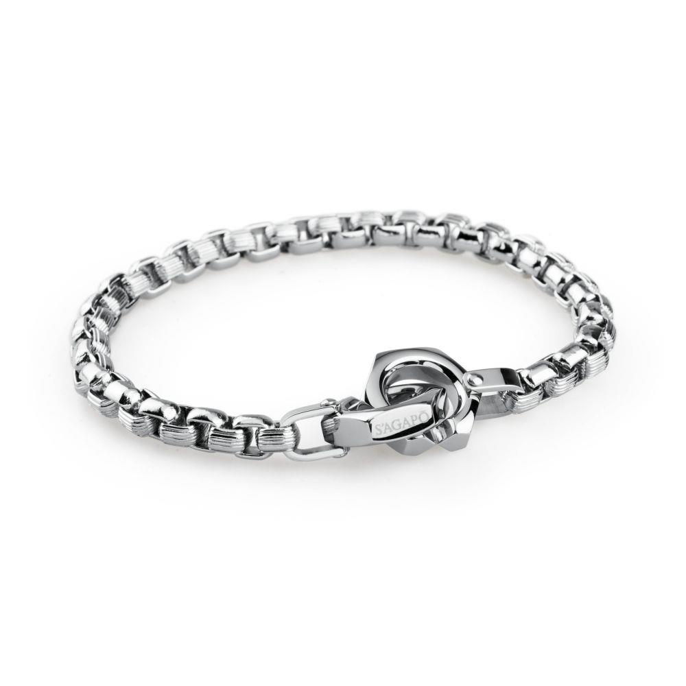 BRACCIALE BOLT IN ACCIAIO - S