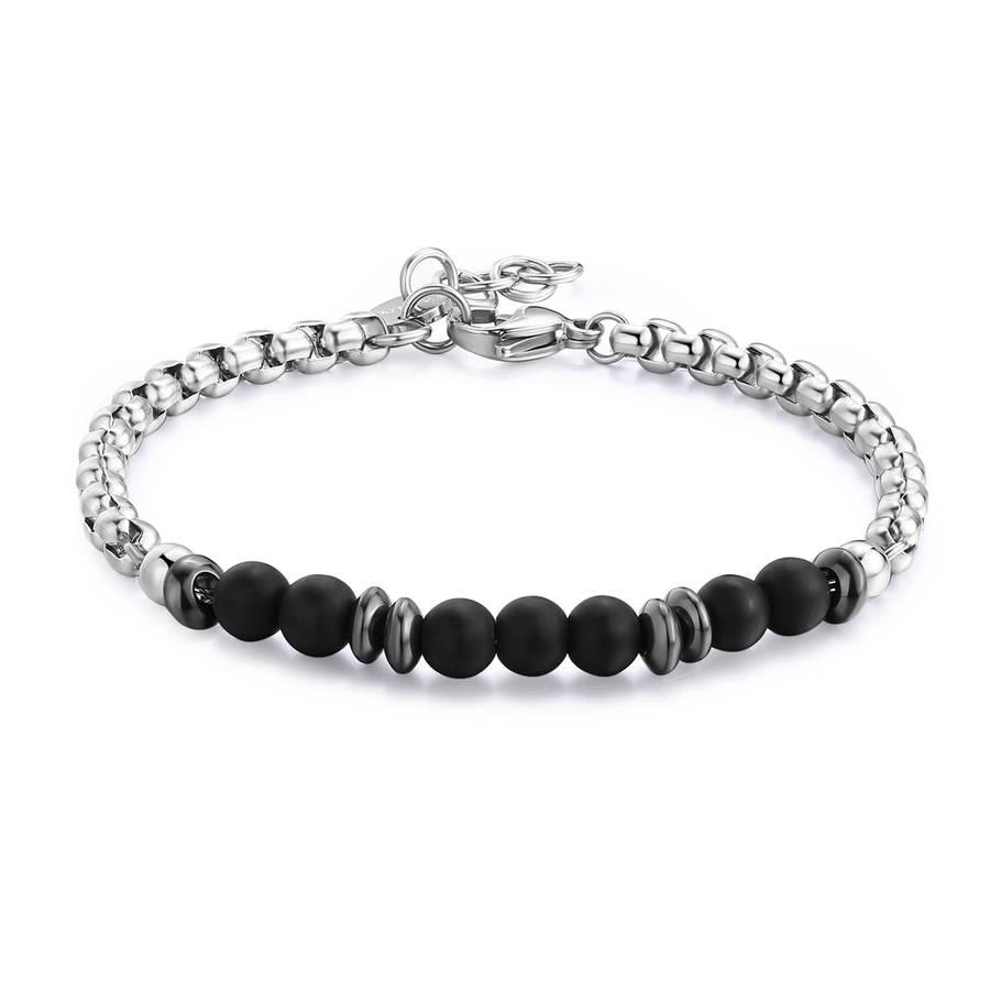 BRACCIALE RIOT IN ACCIAIO S'AGAPO' - S