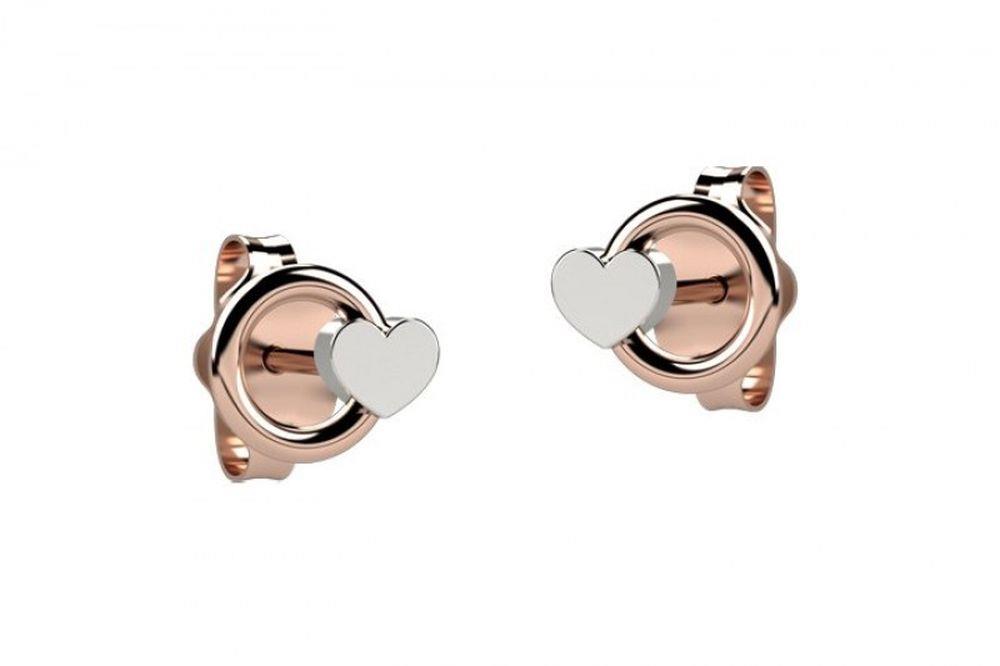 ORECCHINI CERCHIETTO CON CUORE - NANAN