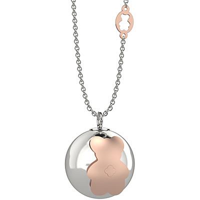 COLLANA CHIAMANGELI PENDENTE CON SFERA ARGENTO - NANAN