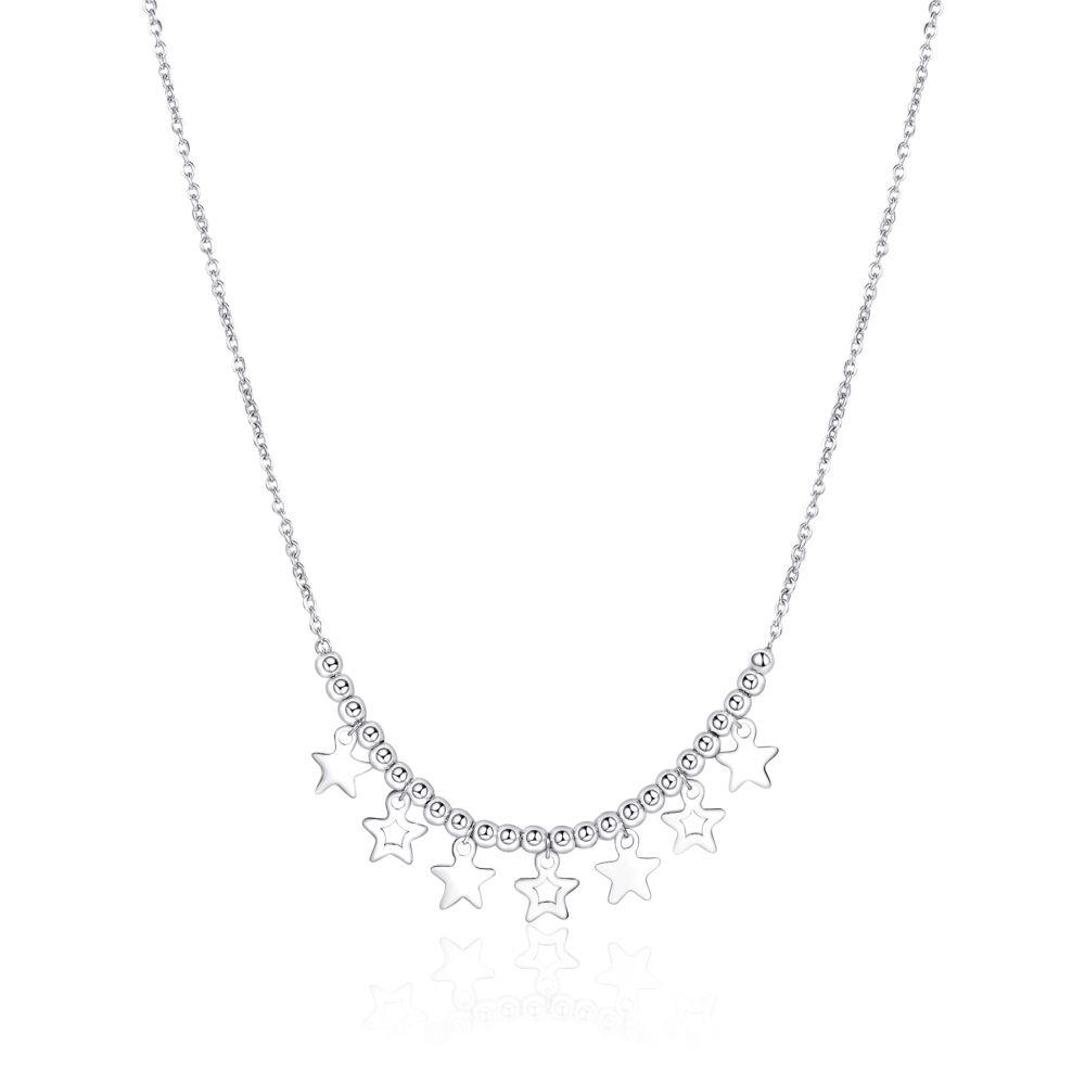 COLLANA CON BOULE E STELLE - S