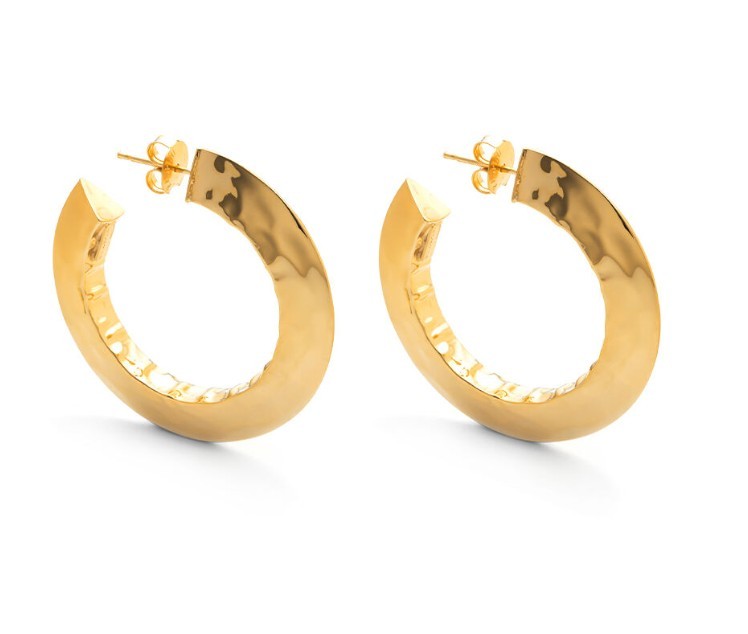 ORECCHINI BLADE DORATI DIAM. MM 45 - GIOVANNI RASPINI