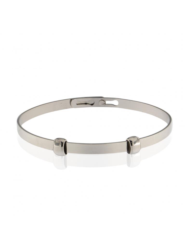 BRACCIALE RIGIDO CIRCLE SILVER - BASE ATTIMI - RUE DES MILLE