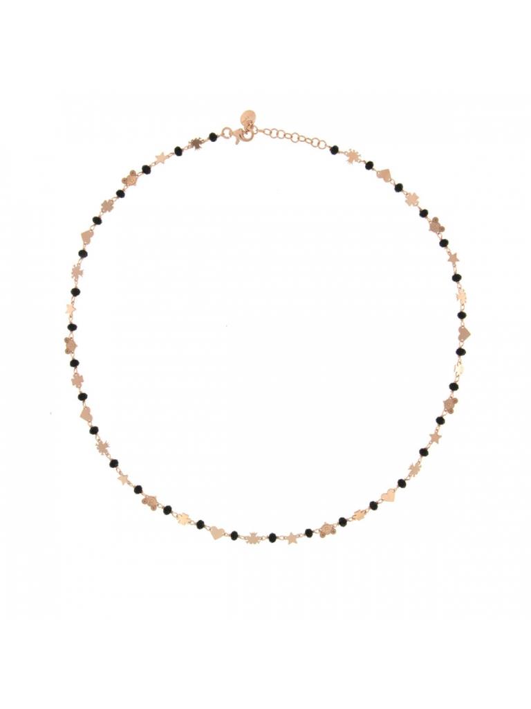 GIROCOLLO CON MICROPIETRE E SOGGETTI MISTI - RUE DES MILLE