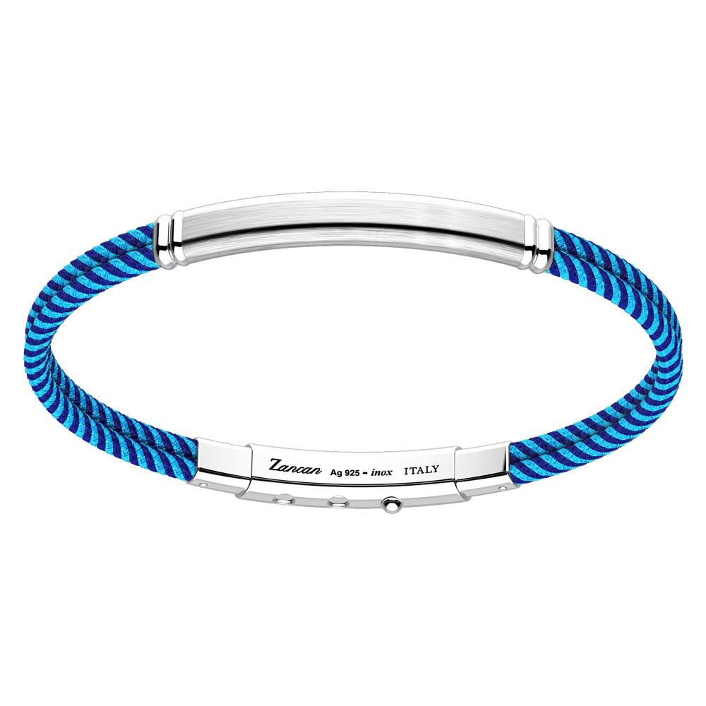 BRACCIALE BICOLOR IN KEVLAR E ARGENTO - ZANCAN