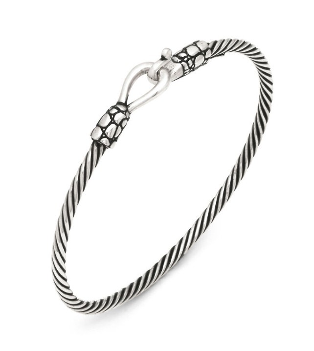 BRACCIALE RIGIDO CROCO - GIOVANNI RASPINI