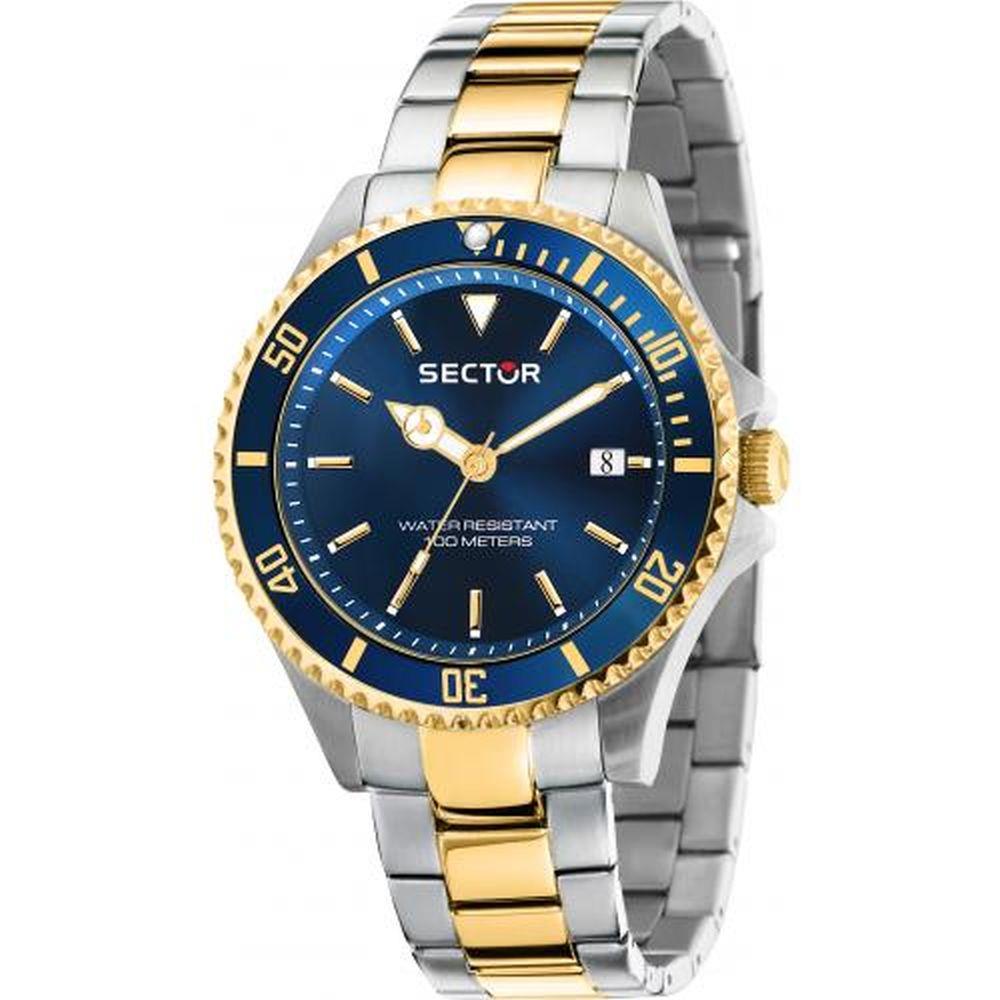 SECTOR 230 BLUE DIAL BR SS+YG - SECTOR