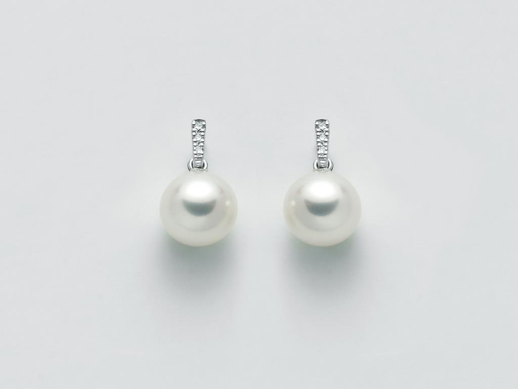 ORECCHINI PERLA E DIAMANTI YUKIKO - YUKIKO