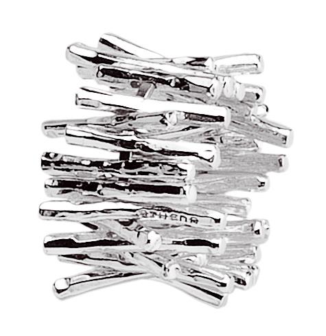 LOVE NEST &ndash; ANELLO IN ARGENTO NATURALE - ATHENA 