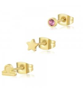 TRIS ORECCHINI CLICK BILANCIA - S