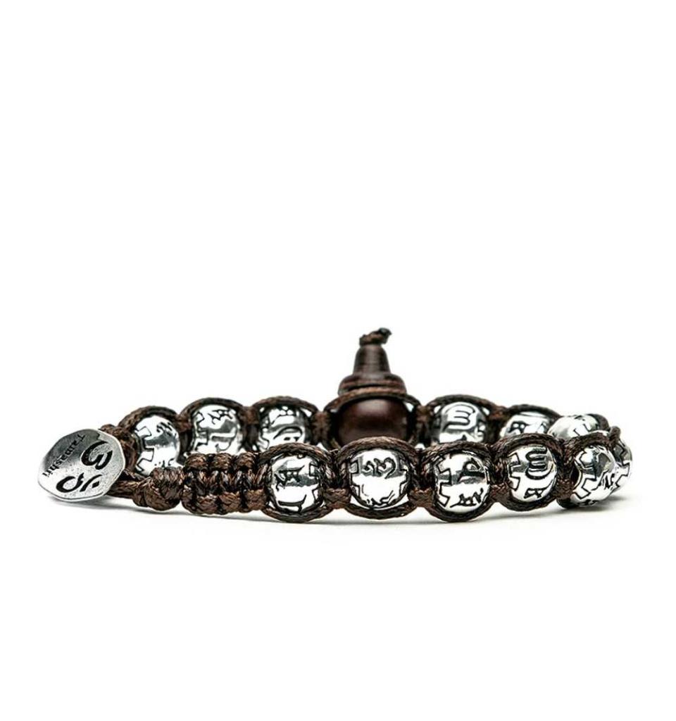 BRACCIALE TAMASHII SILVER PRAYER WHEEL - TAMASHII