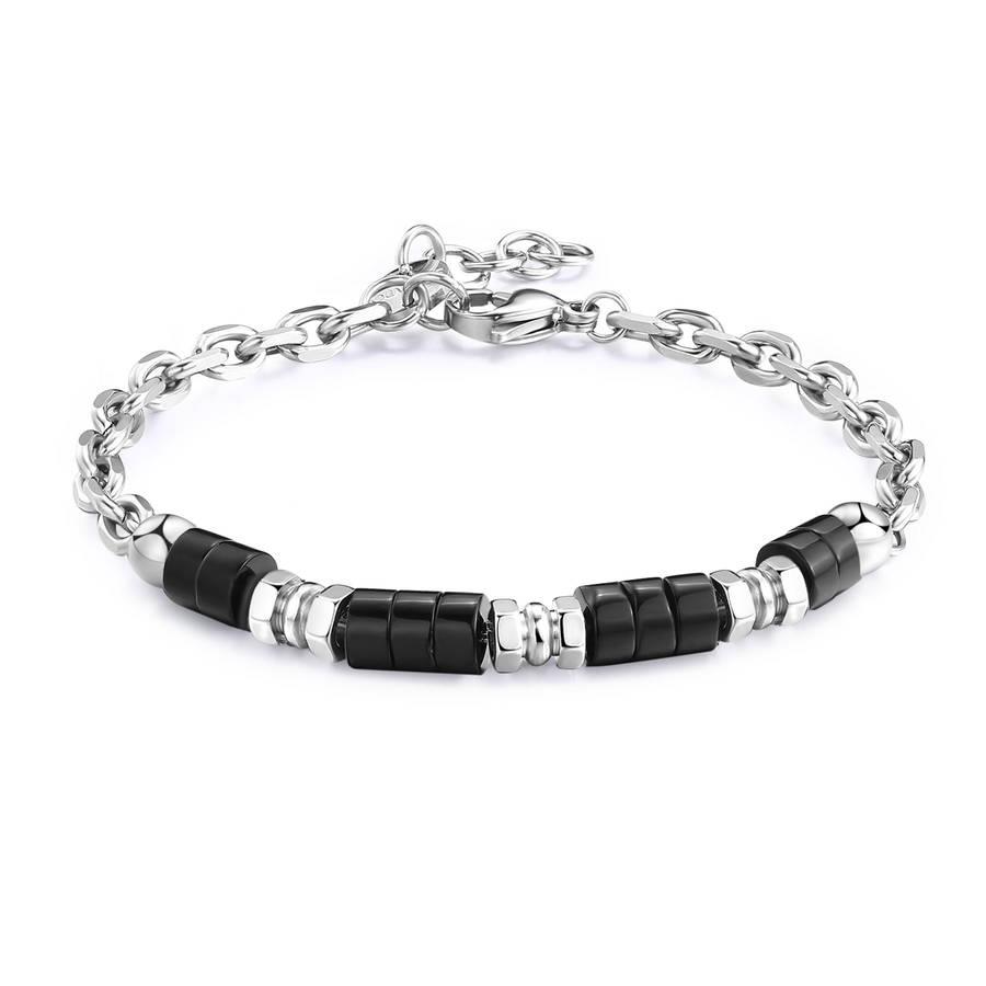 BRACCIALE RIOT IN ACCIAIO S'AGAPO' - S