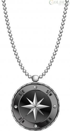 COLLANA UOMO STELLA POLARE ZANCAN ACCIAIO COLLEZIONE HI TECK - ZANCAN