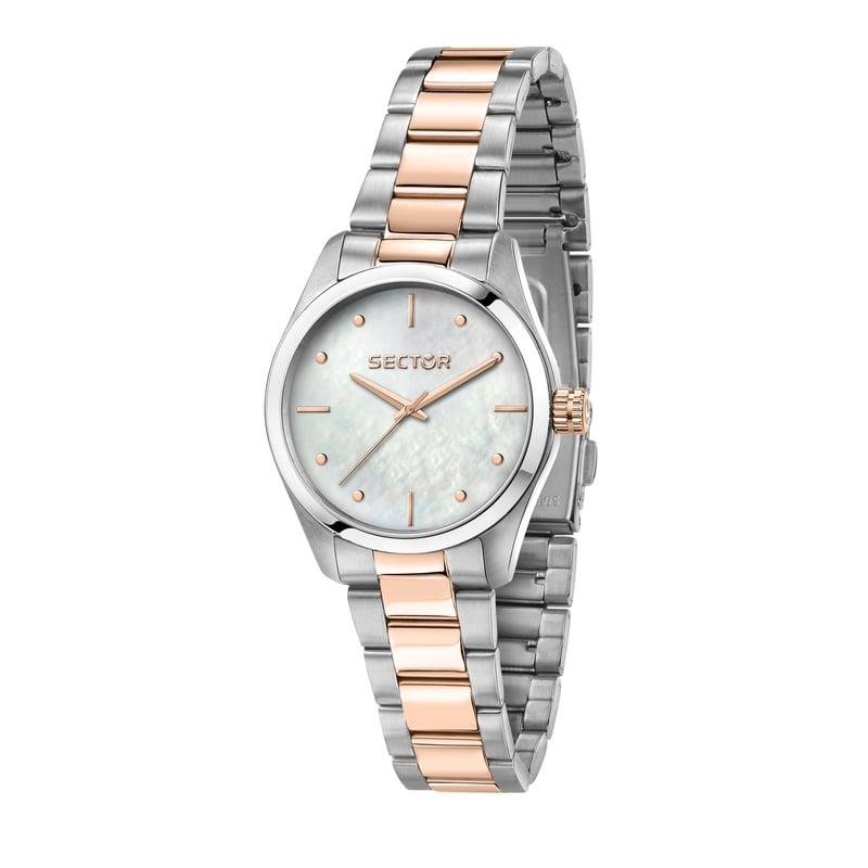 270 30MM 3H WHITE MOP DIAL BR SS+RG - SECTOR