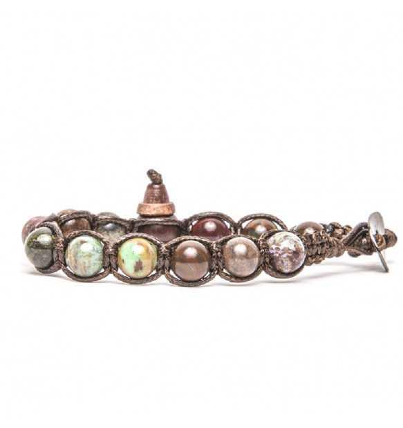 BRACCIALE TAMASHII GOLD AND TURKESE - TAMASHII