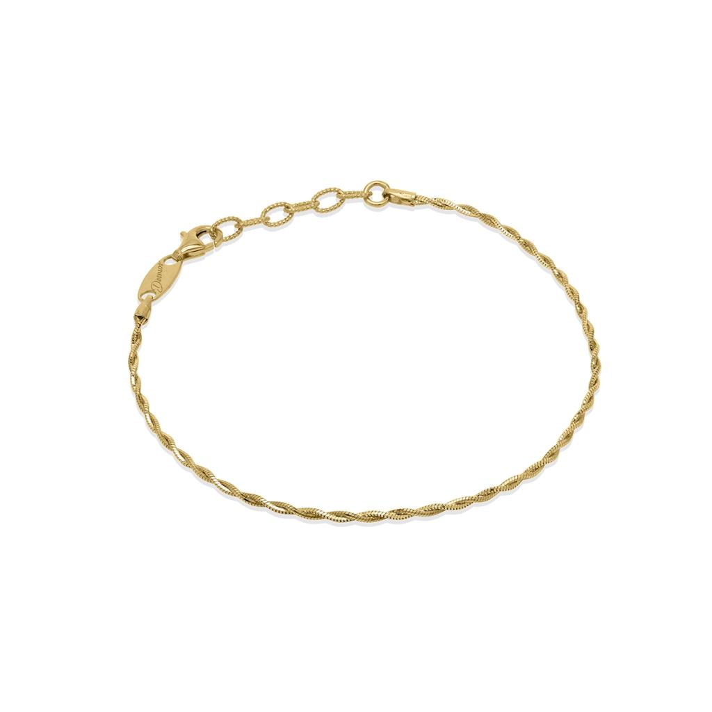 BRACCIALE INTRECCIATO DESMOS GIALLO - DESMOS