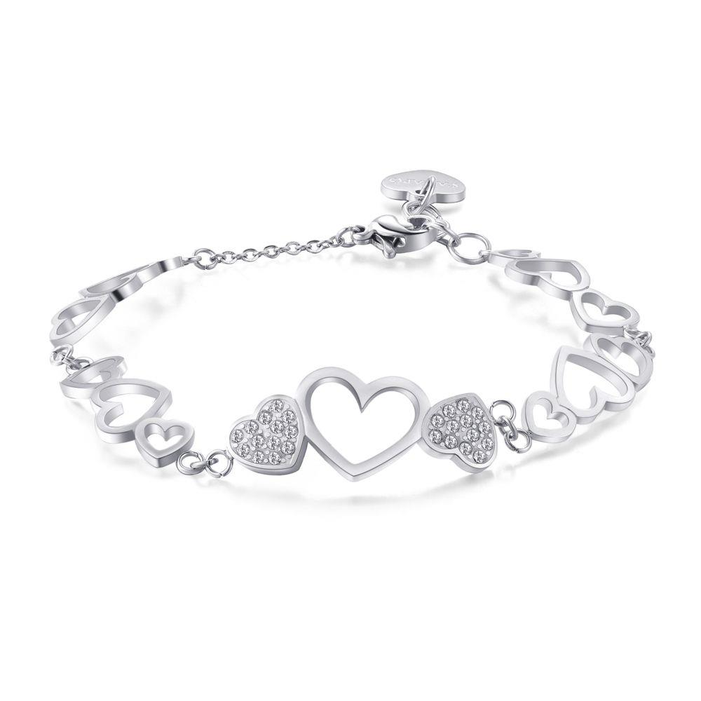 BRACCIALE MAD LOVE CUORI - S