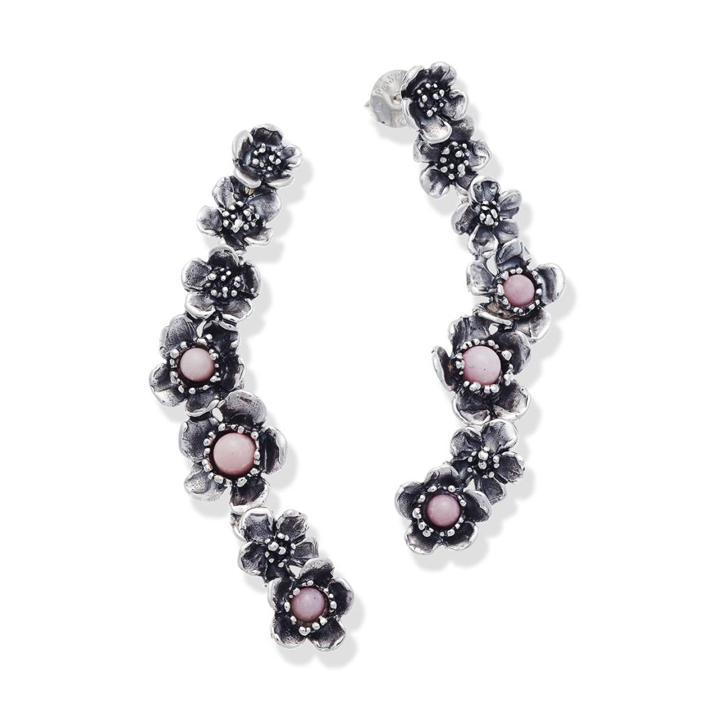 ORECCHINI WILD ROSE A CASCATA - GIOVANNI RASPINI