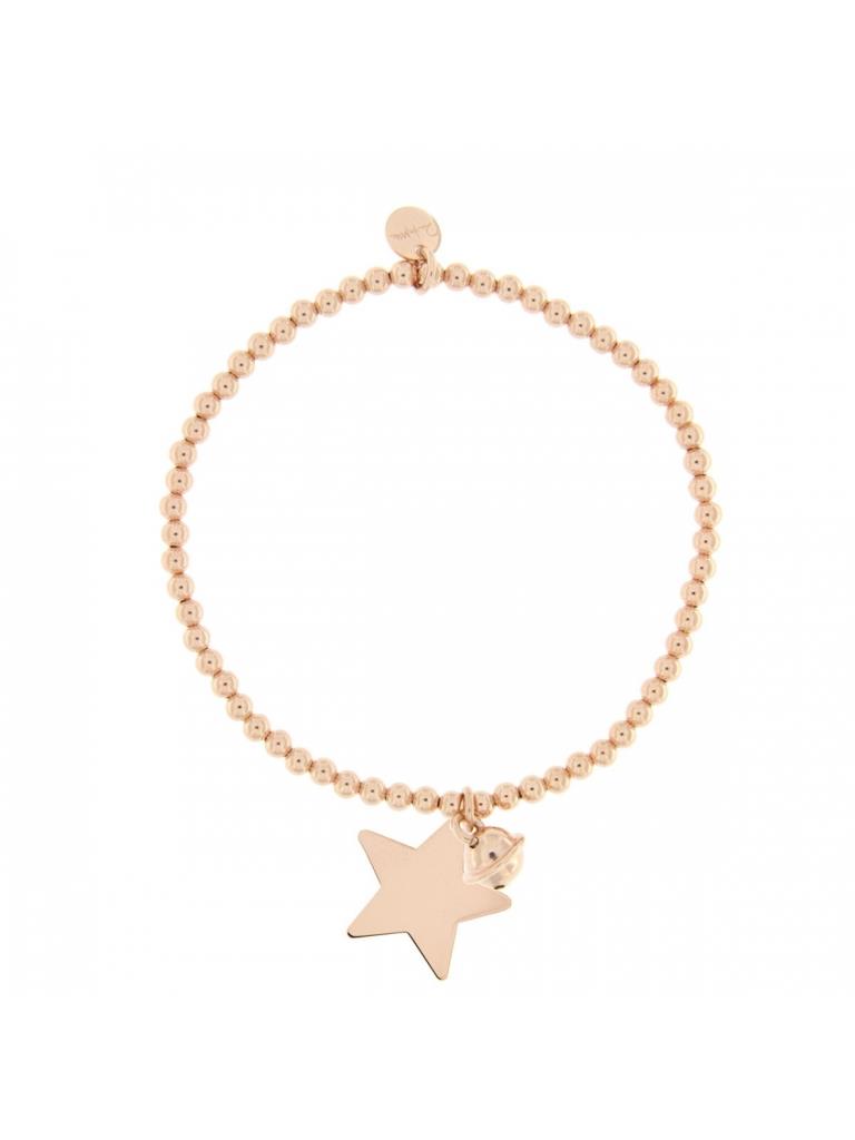 BRACCIALE ELASTICO CON PALLINI E STELLA - RUE DES MILLE