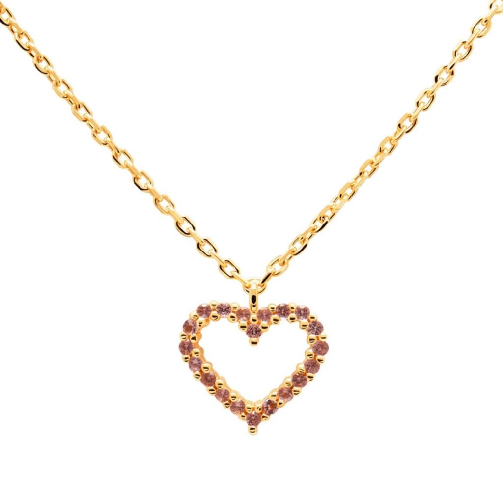 COLLANA IN ORO LAVENDER HEART - P D PAOLA