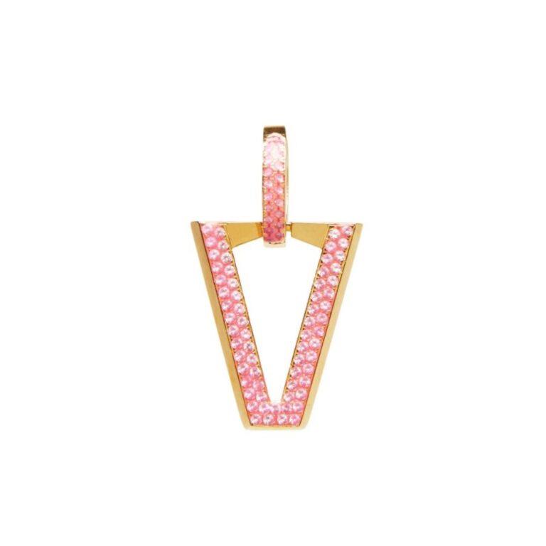 MONO ORECCHINO UALI ZIRCONIA PINK - VALENTINA FERRAGNI