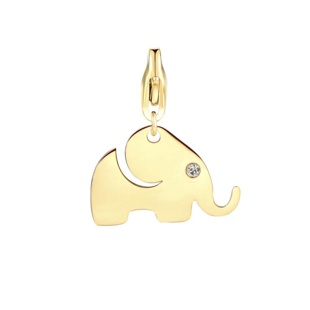 CHARM ELEFANTE GOLD - S