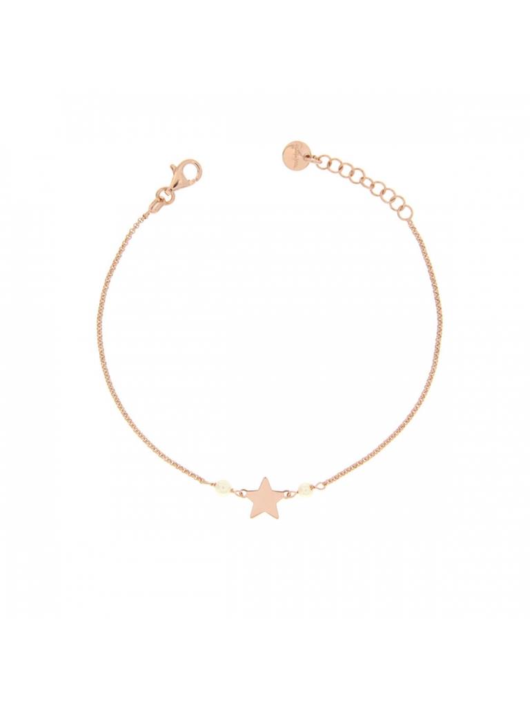 BRACCIALE CATENELLA PERLA E INSERTO STELLA - RUE DES MILLE
