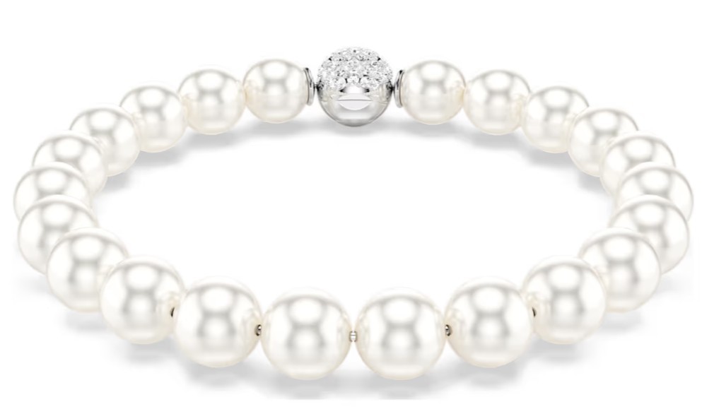 MATRIX:BRACCIALE PRL MAGNET WHI-RHS - SWAROVSKI