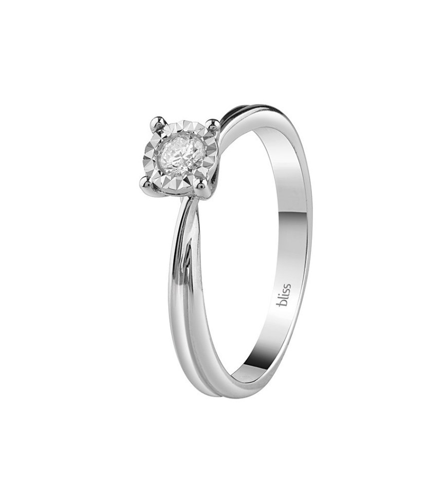 ANELLO SOLITARIO RUGIADA - BLISS
