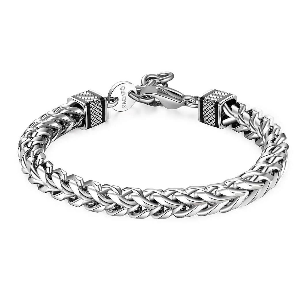 BRACCIALE UOMO GIOIELLI SAGAP&Ograve; RIPPLE - S