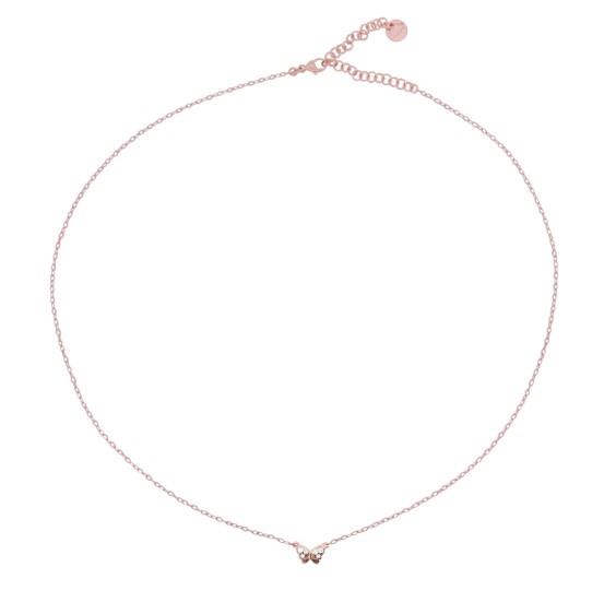 GIROCOLLO CATENA E FARFALLA - FLY&SHINE ORO ROSA RUE DES MILLE - RUE DES MILLE