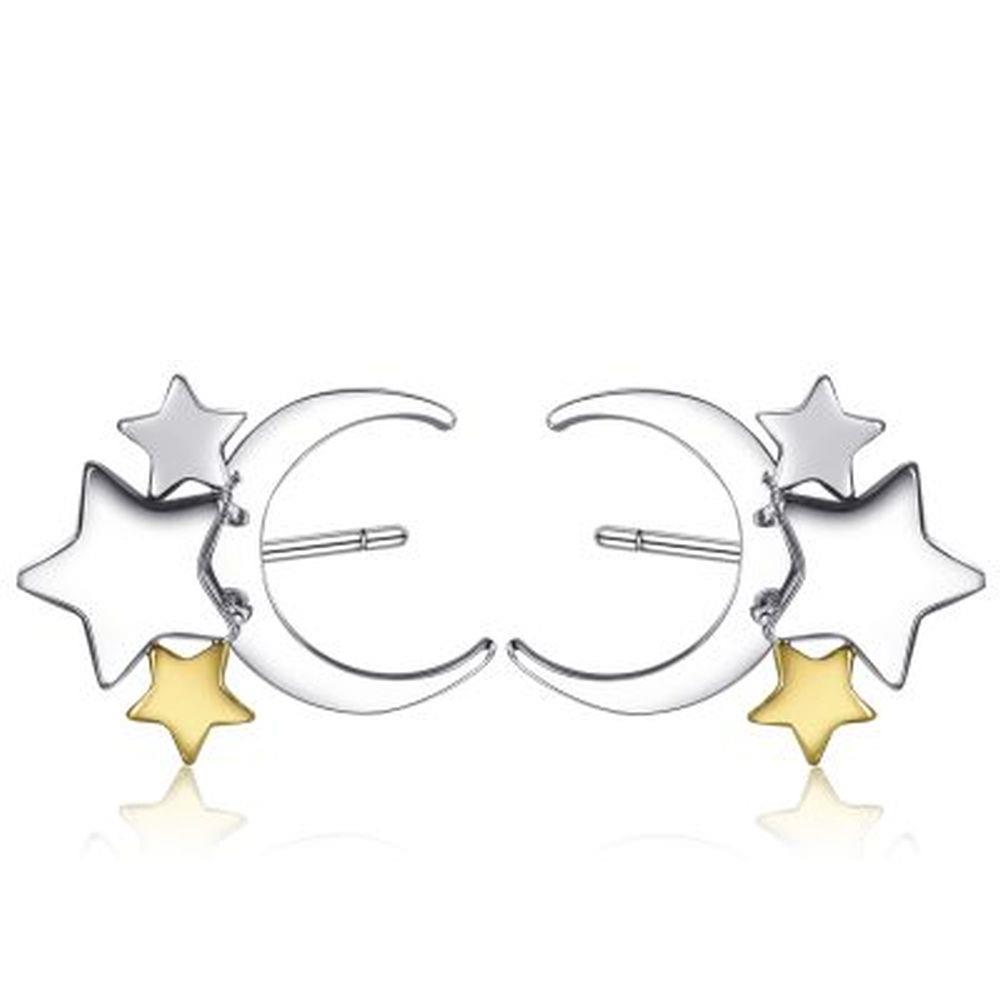 ORECCHINI NEW MOON LUNA STELLE  - S