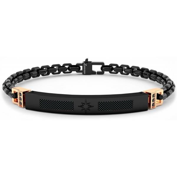 BRACCIALE ZANCAN IN ACCIAIO NERO - ZANCAN